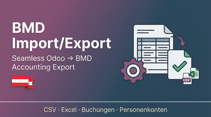 BMD Import/Export — Odoo App Store banner
